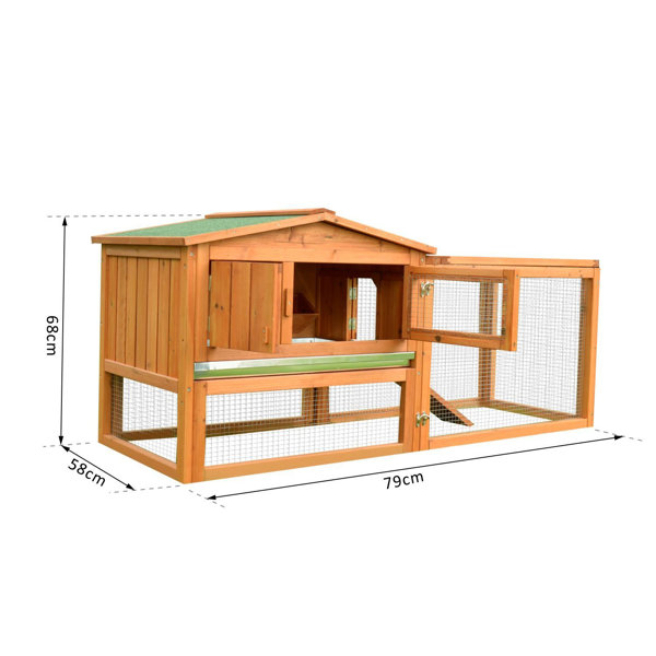 Archie & Oscar Ludovic Rabbit Hutch with Ramp & Reviews Wayfair.co.uk